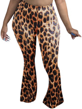 Pantalones casuales de cintura alta y pierna ancha